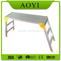 Aluminum work platform ladder